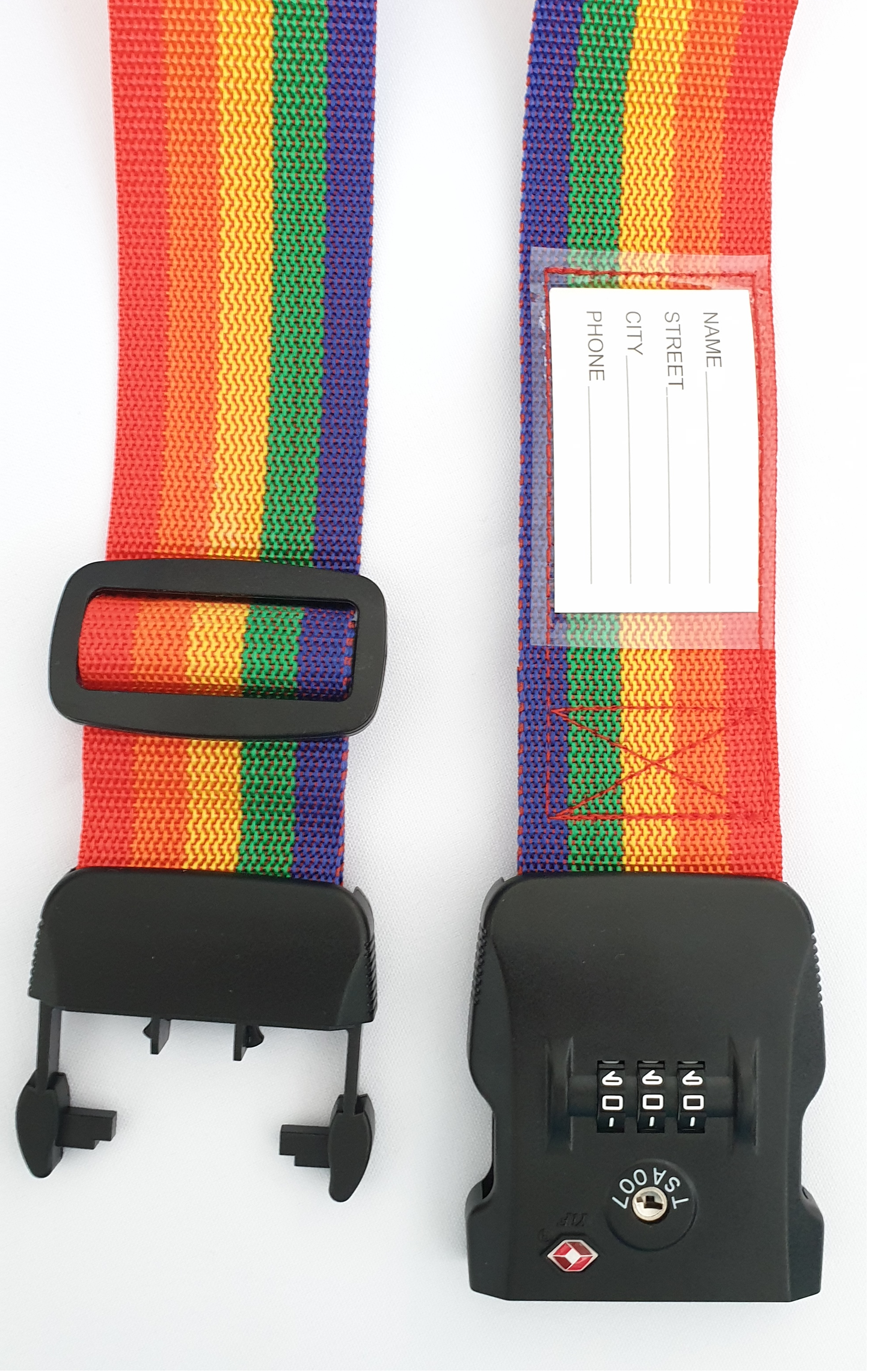 SUNMOOL Kofferriem met TSA Cijfer Slot - Bagage Riem - Luggage Strap - 200 cm - 2Stuks