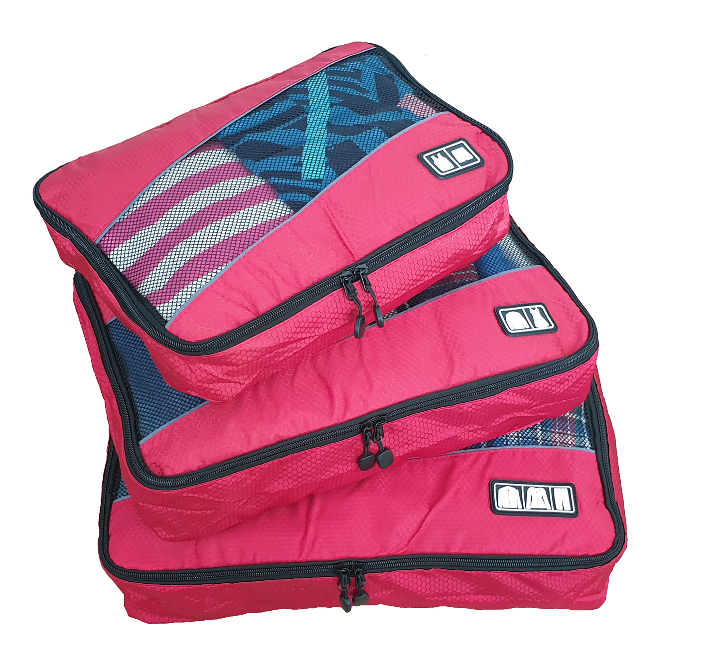 Packing Cubes Set - Kleding Organizer voor Koffer en Backpack - Travel Opbergzakken - Koffer Organizer - 3Stuks