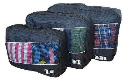 Packing Cubes Set - Kleding Organizer voor Koffer en Backpack - Travel Opbergzakken - Koffer Organizer - 3Stuks