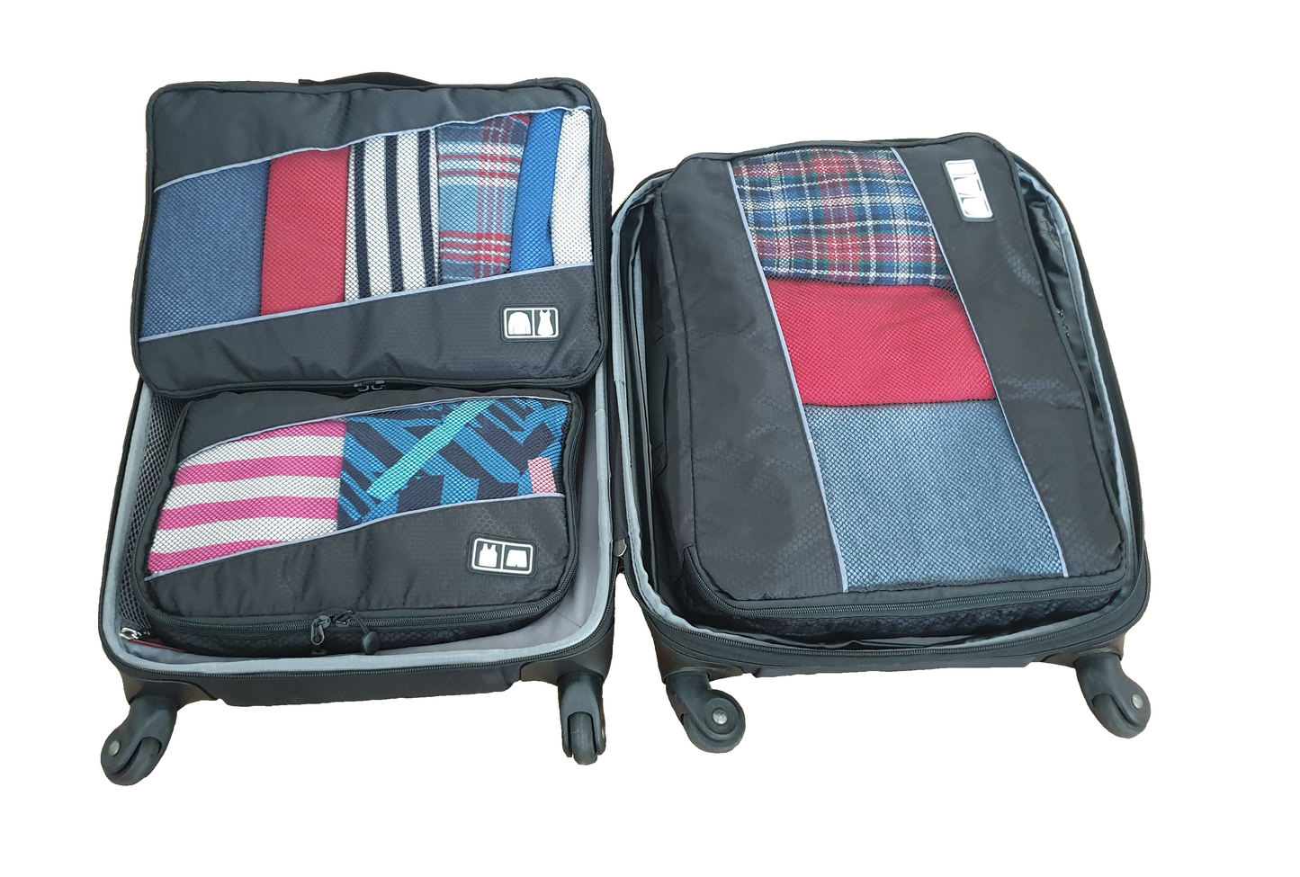 Packing Cubes Set - Kleding Organizer voor Koffer en Backpack - Travel Opbergzakken - Koffer Organizer - 3Stuks